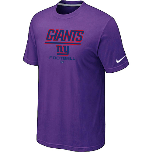 Nike New York Giants Critical Victory NFL T-Shirt - Purple